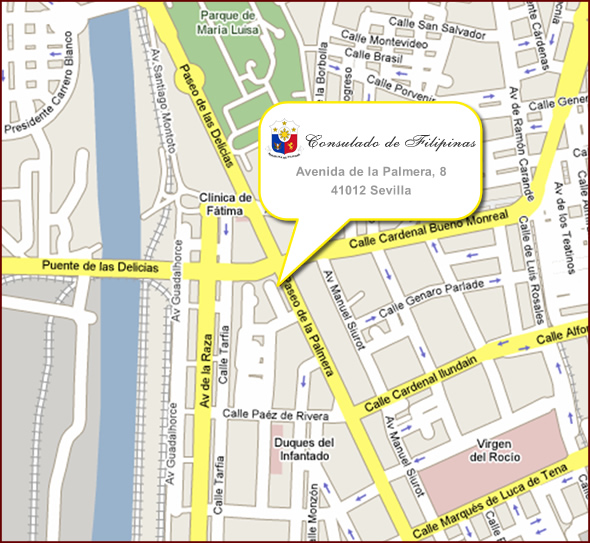 Mapa del consulado