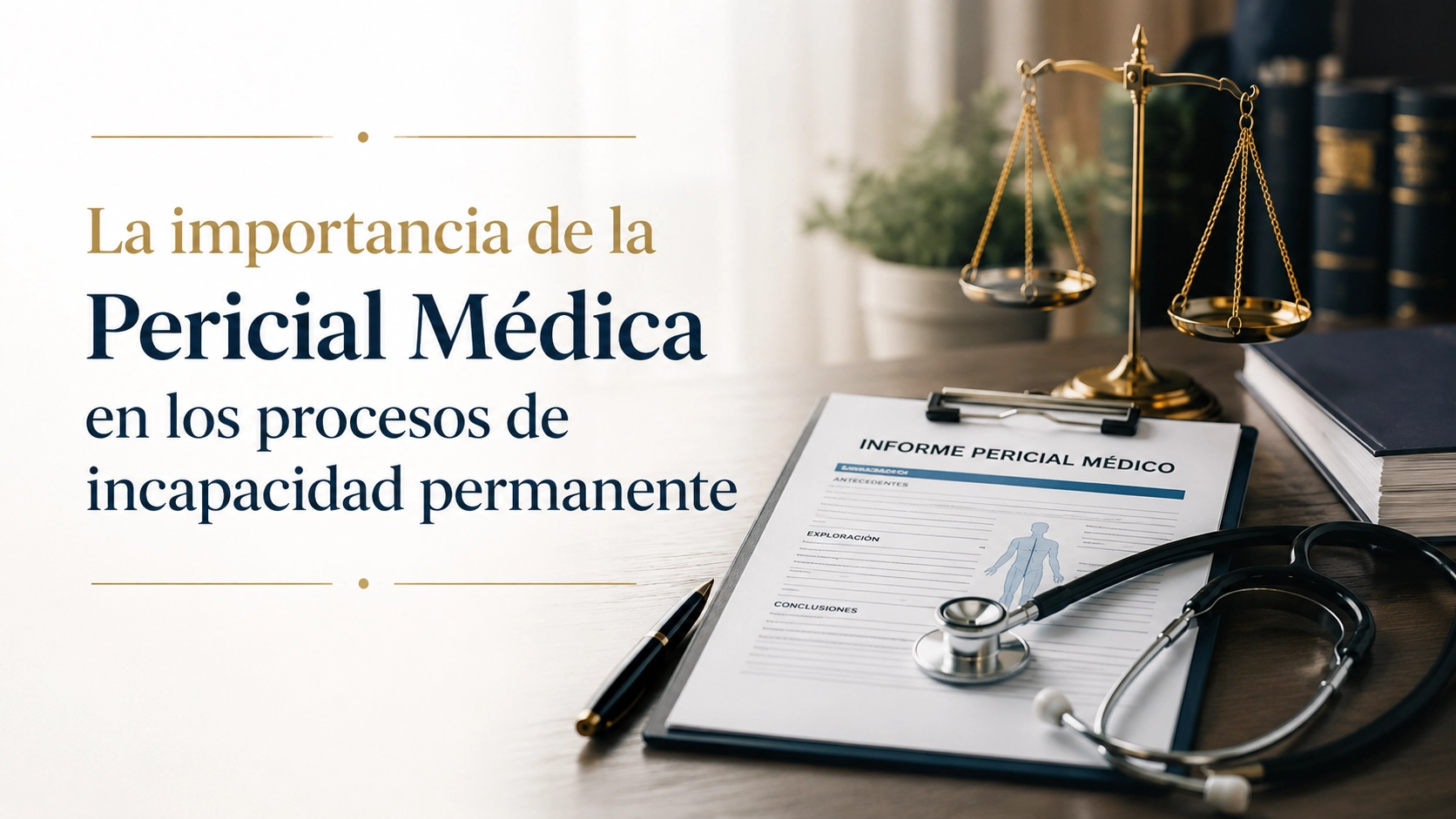 la impotancia de la pericial medica en incapacidad permanente
